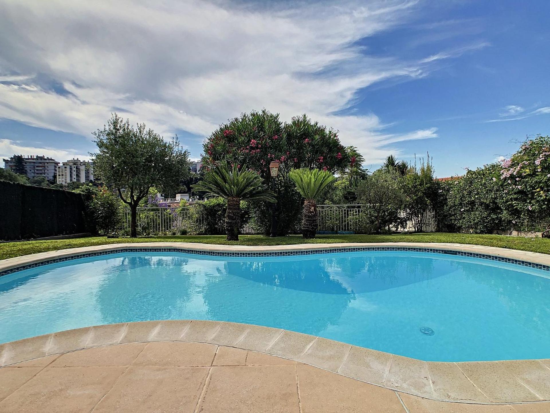 Villa Paradiso, Logement Avec Piscine, Nice Nord Buitenkant foto